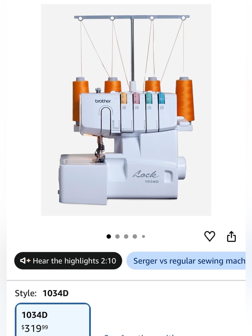 Brother Serger Machine